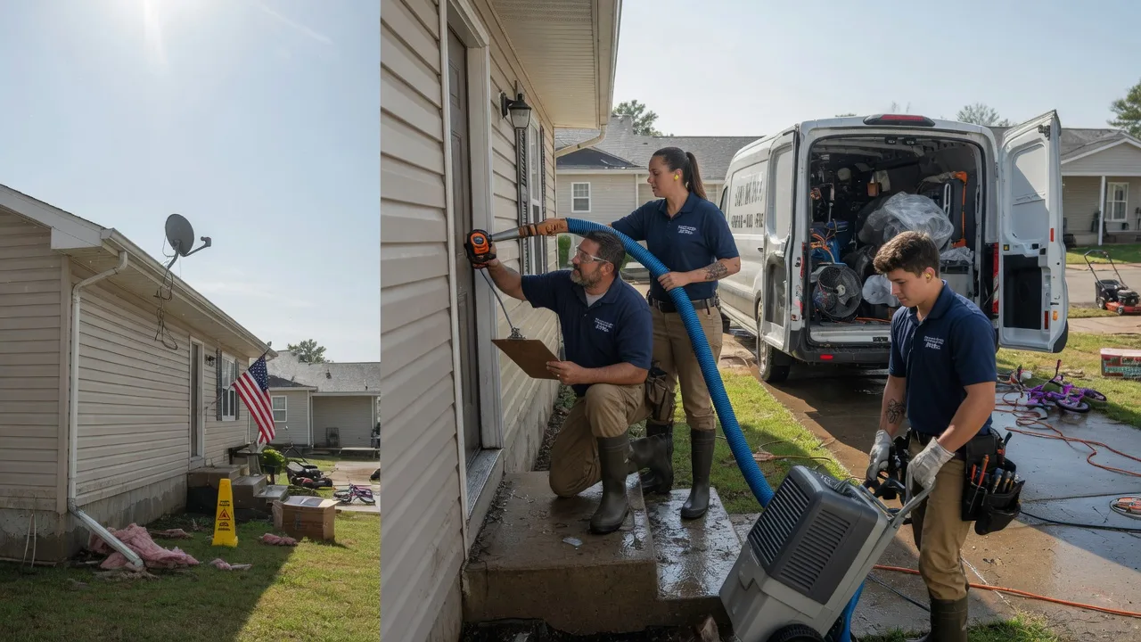 Ceiling Water Damage Restoration in Grayville, IL near me